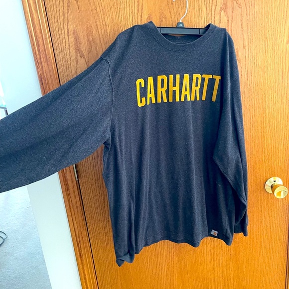 Carhartt Other - 🎉🎉HP🎉🎉 Men's Dark Grey Carhartt Long Sleeve Tee